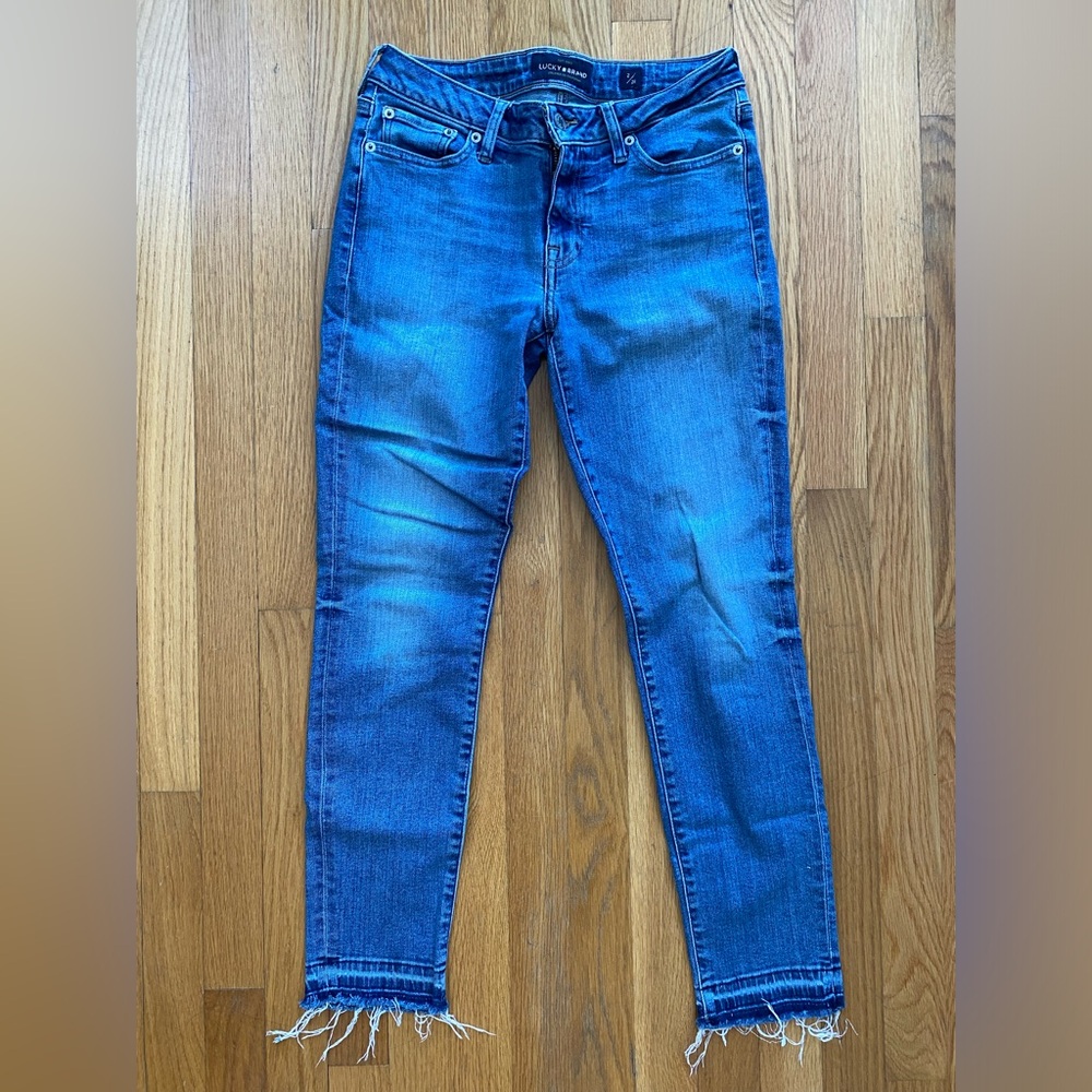 Lucky Brand Lolita Skinny with Frayed Hem